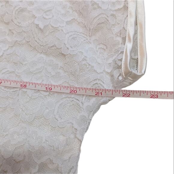 Chic by h.i.s. vintage lace intimate top white size L NOS - Picture 7 of 7